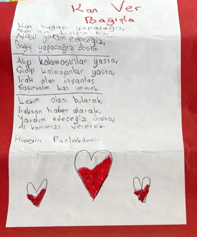 Umay, 9 yaşında çizimi