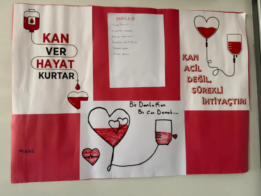 Miraç, 8 yaşında çizimi